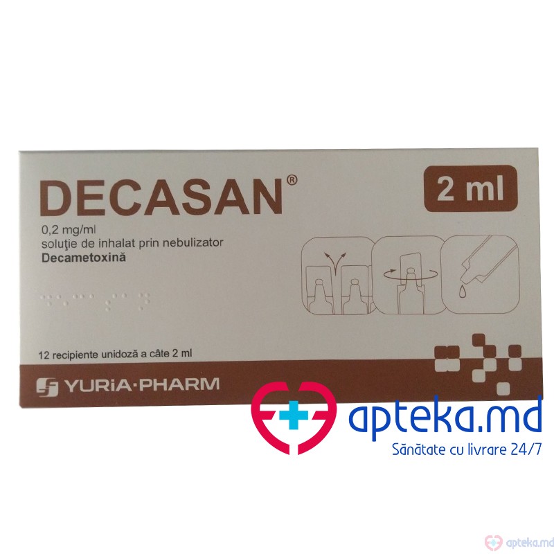 Decasan solutie de inhalat prin nebulizator 0,2 mg/ml 2 ml N12