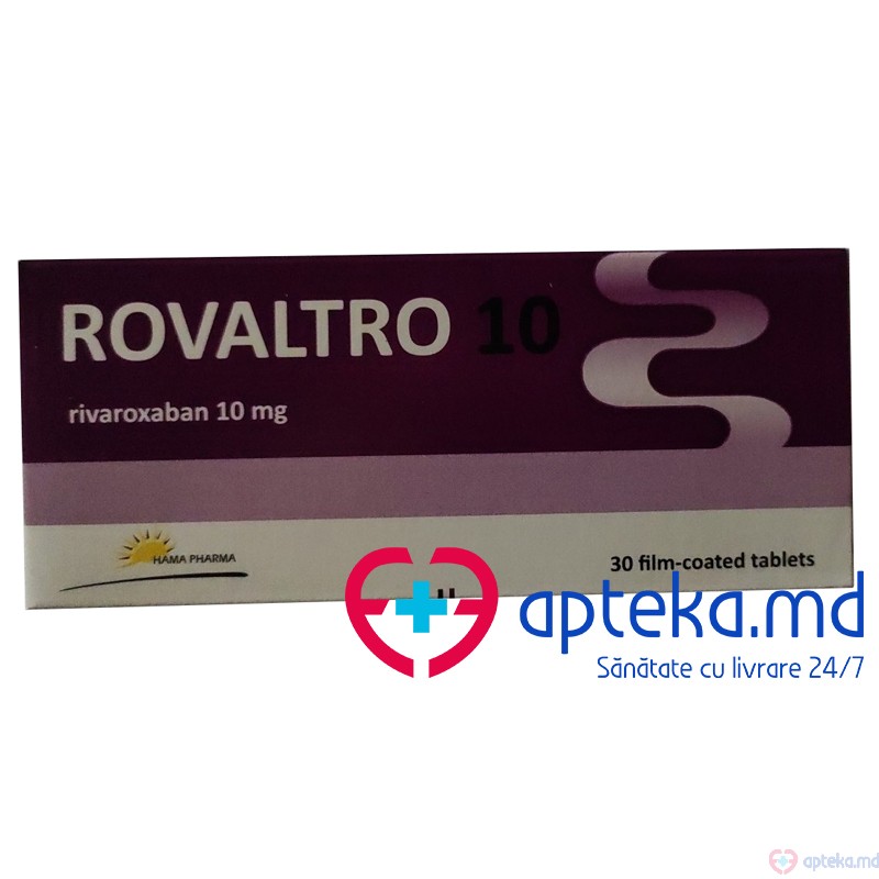 Rovaltro 10 mg comprimate filmate 10 mg N10x3