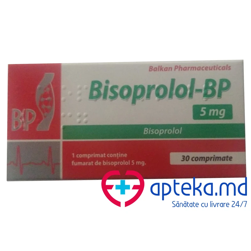 Бисопролол-BP табл. 5 мг N10x3 Бисопролол-BP табл. 5 мг N10x3