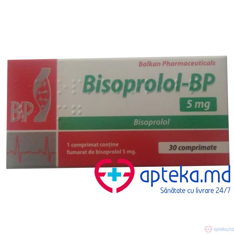 Bisoprolol-BP comprimate filmate 5 mg N10x3