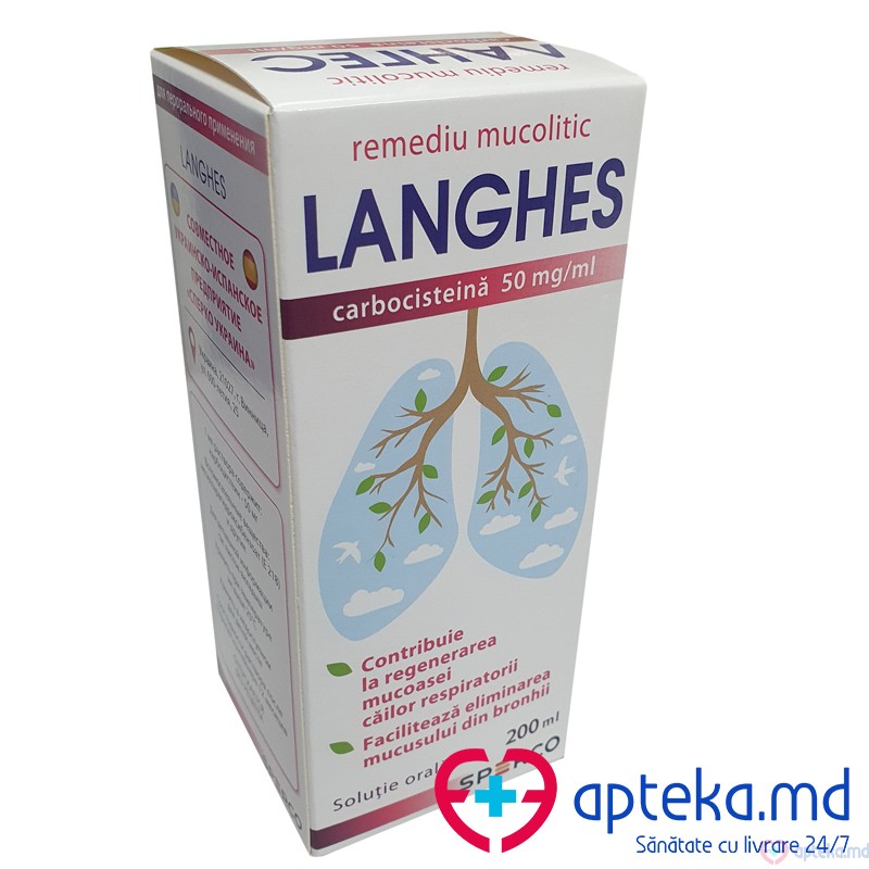 Langhes solutie orala 50 mg/ml 200 ml N1