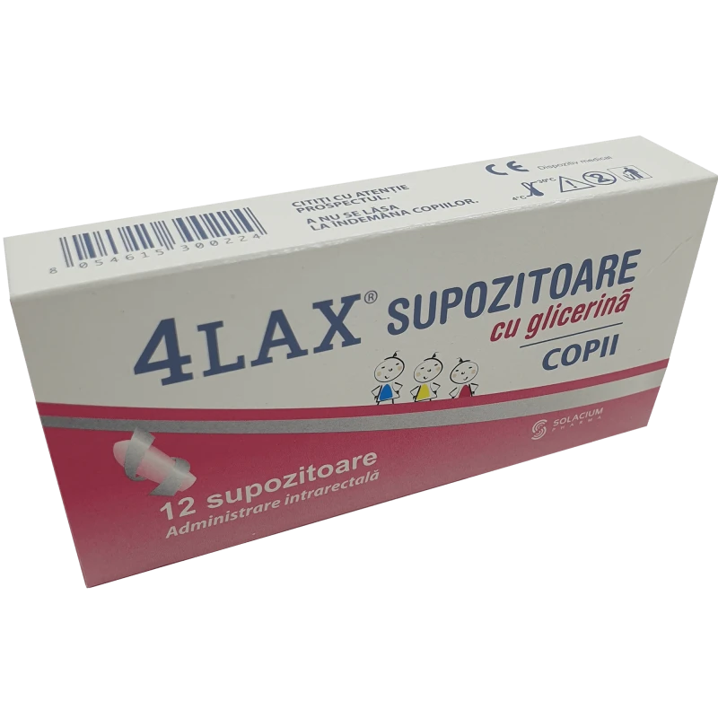 4Lax Свечи глицериновые для детей N12 4Lax Свечи глицериновые для детей N12