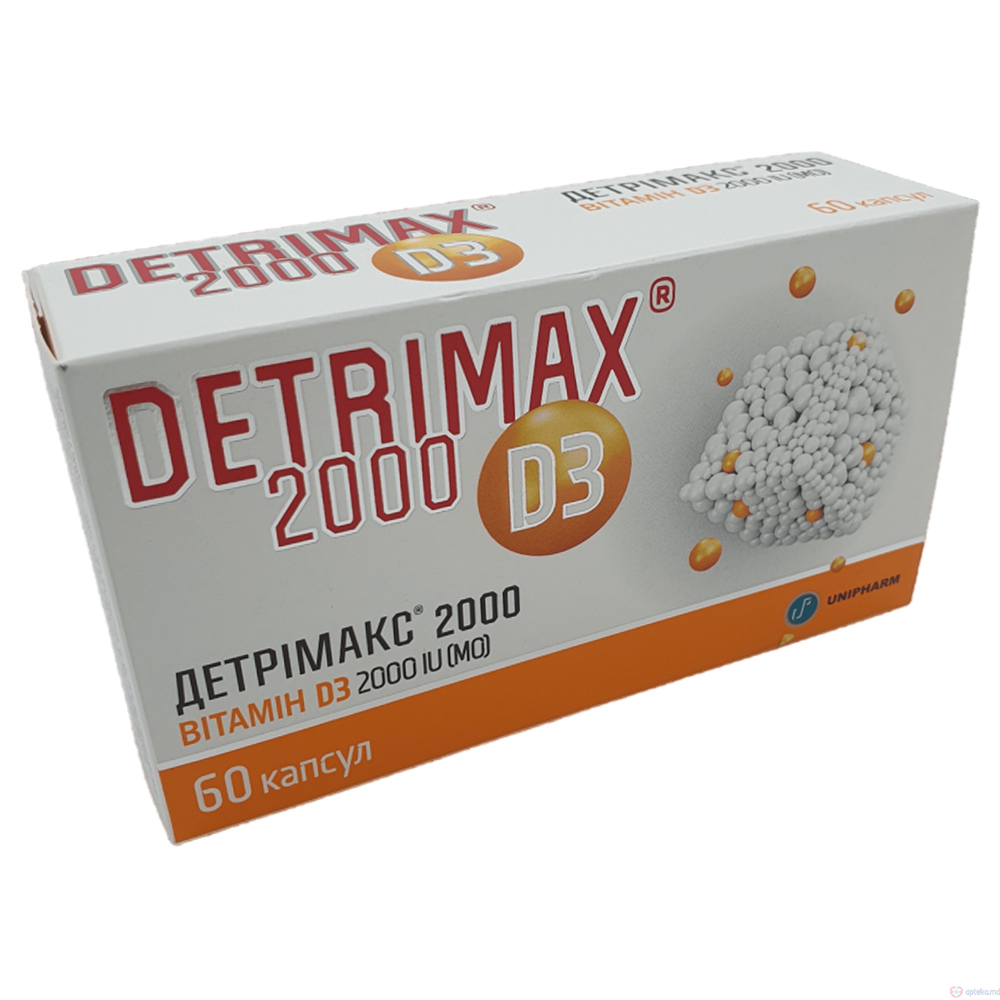 Detrimax Vitamina D3 2000 UI caps. N15x4