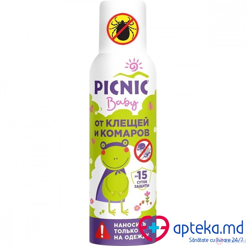 Aerosol anti-capuse Picnic Baby 125ml N1