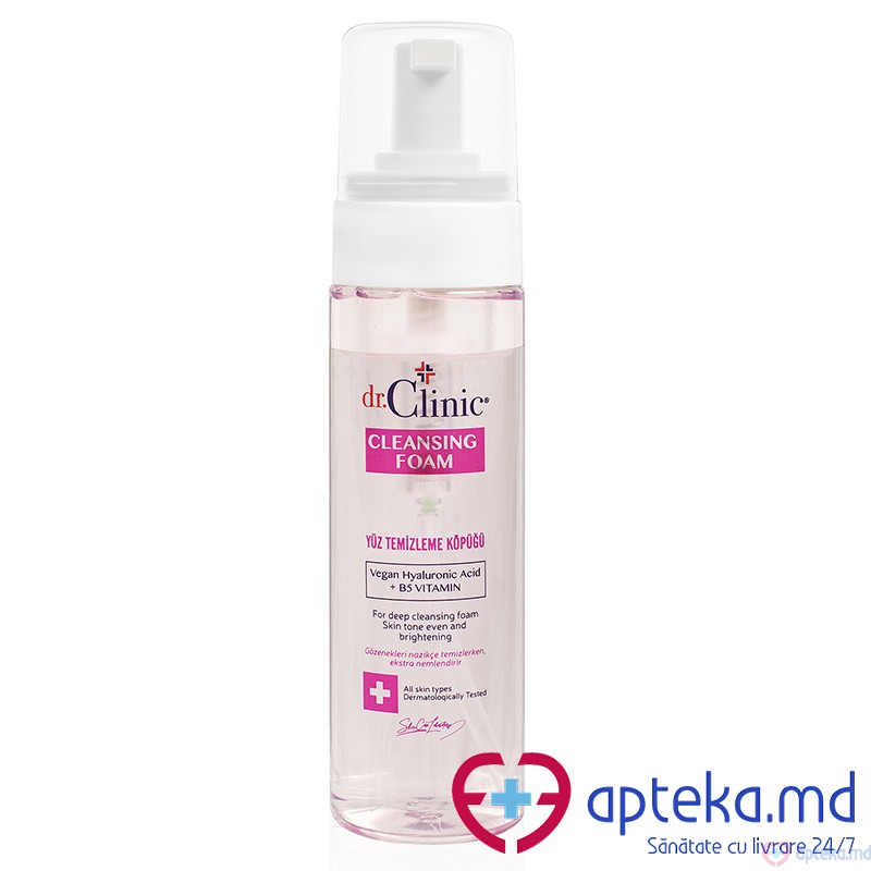 DR.CLINIC Spuma de curatare a tenului 160 ml