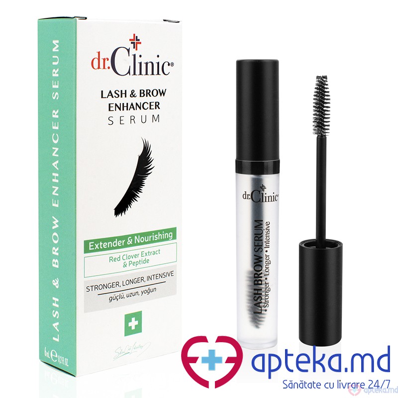 DR.CLINIC Ser pentru intarirea genelor si sprancenelor 4 ml