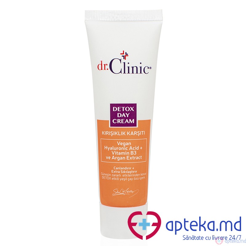 DR.CLINIC Crema de zi Detox pentru ten 50 ml