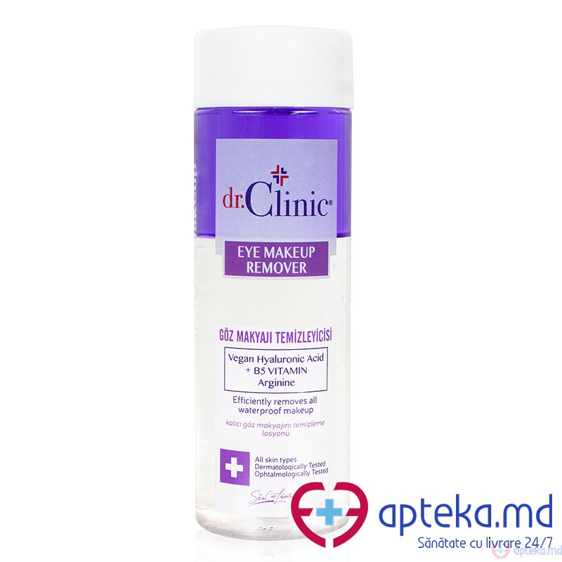 DR.CLINIC Demachiant bifazic pentru ochi 150 ml