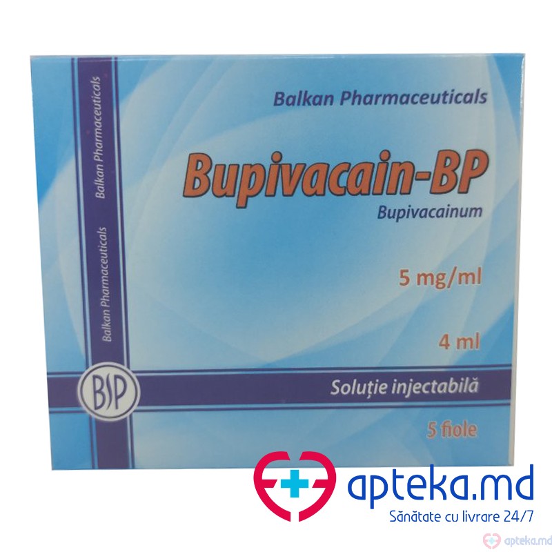 Bupivacain-BP  sol. inj  5 mg/ml 4 ml N5