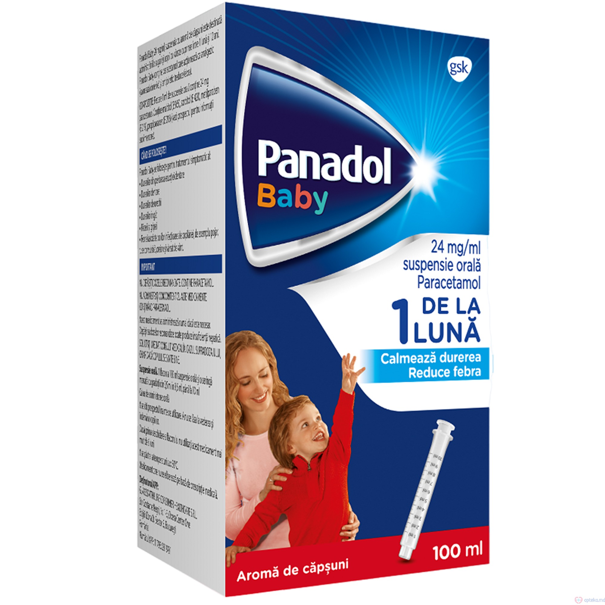 Panadol Baby susp. orala 24 mg/ml 100 ml N1