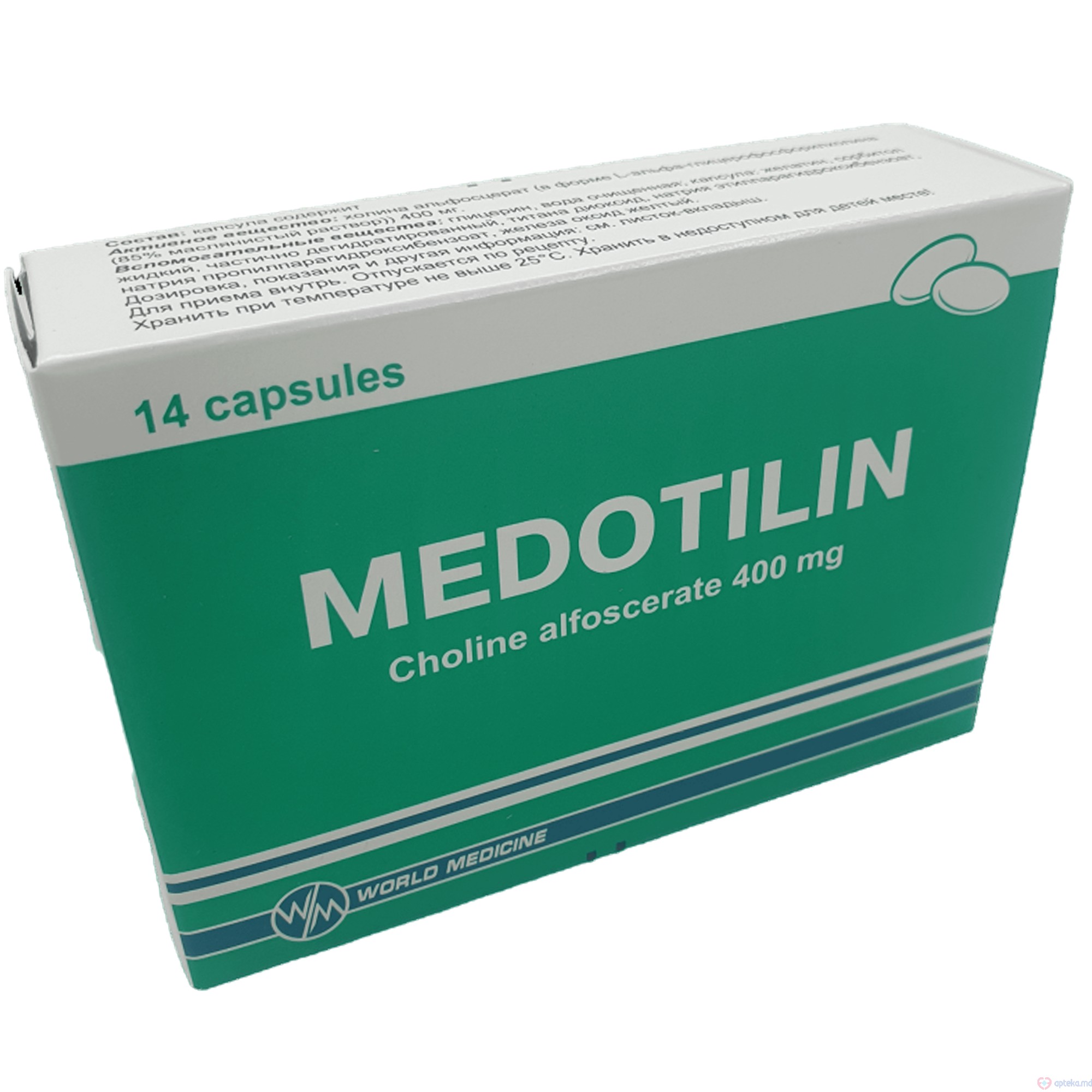 Medotilin capsule moi 400 mg N14