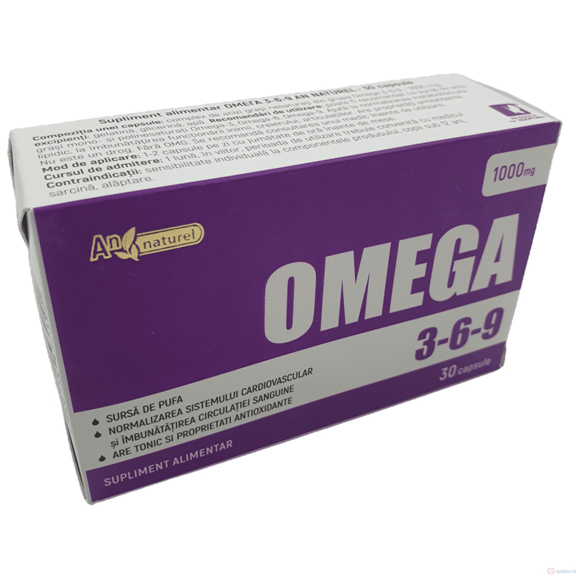 Omega 3-6-9 caps.1000 mg N30