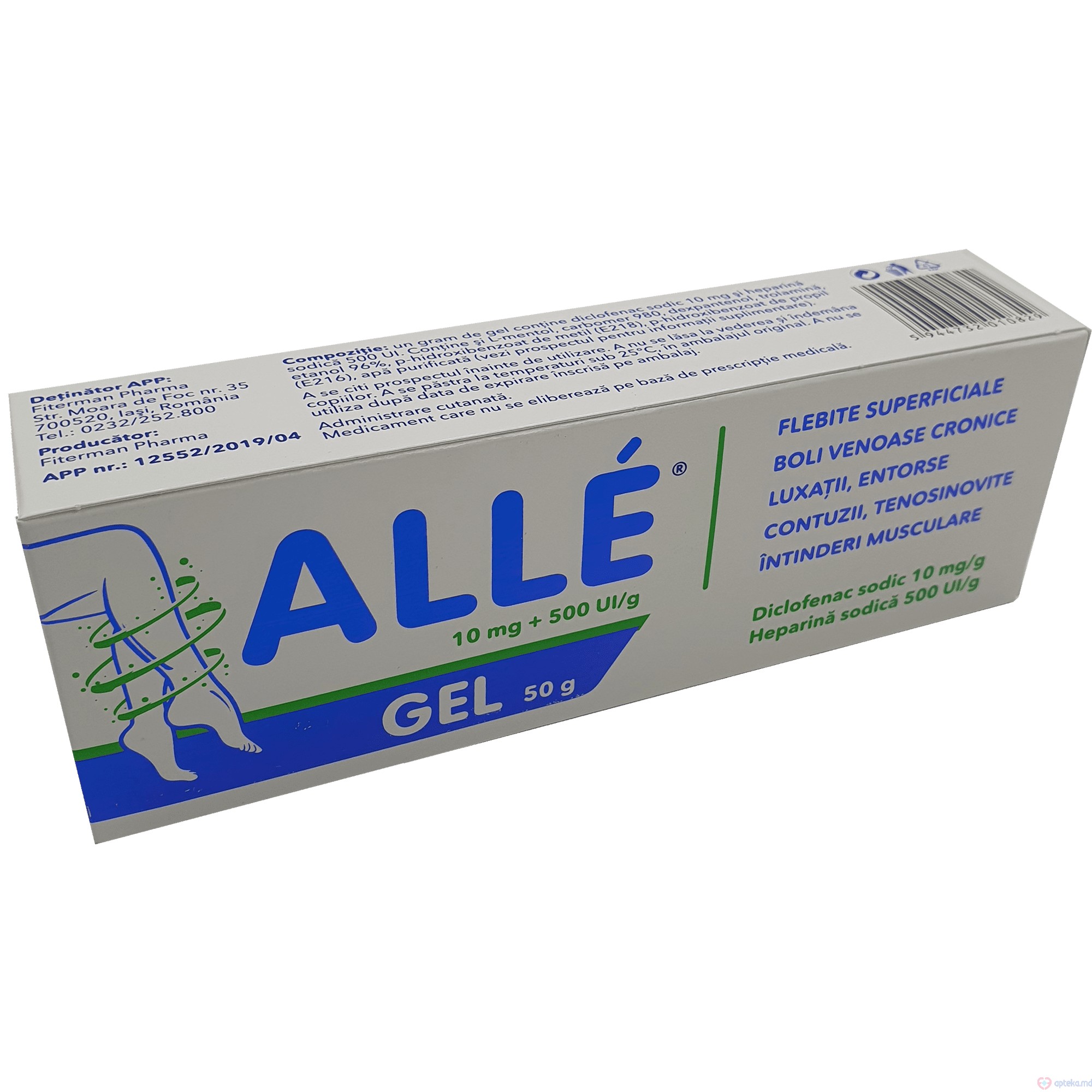 Alle gel 10 mg + 500 UI/g 50g N1