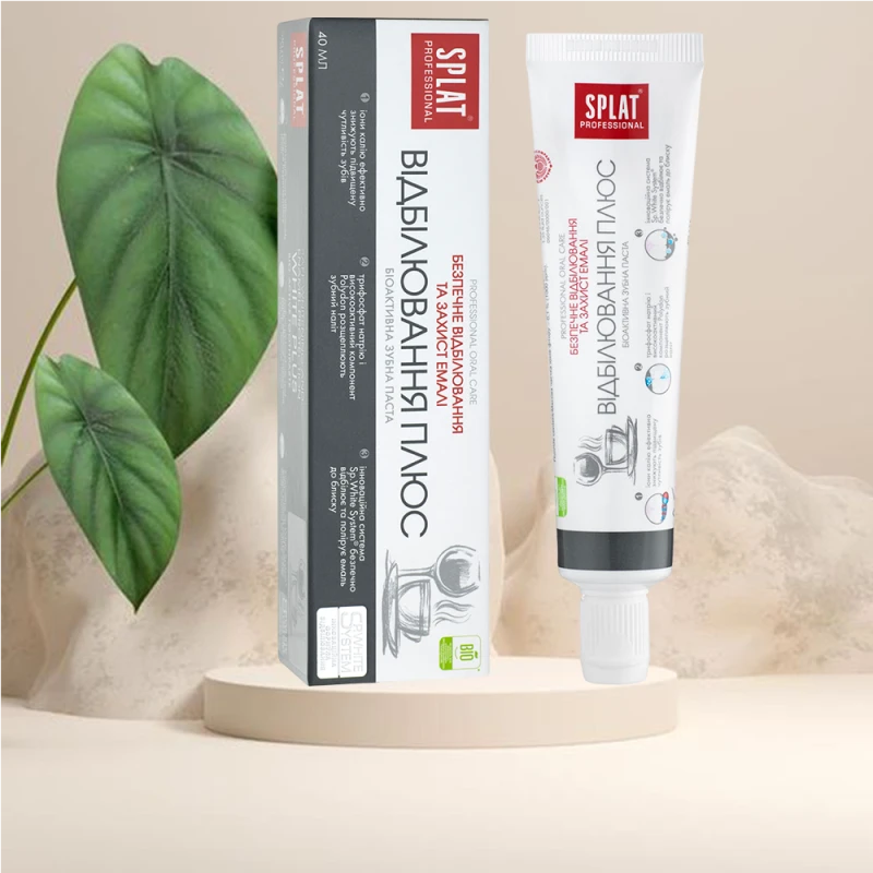 Зубная паста SPLAT Professional White Plus Безопасное отбеливание 40 мл Зубная паста SPLAT Professional White Plus Безопасное отбеливание 40 мл