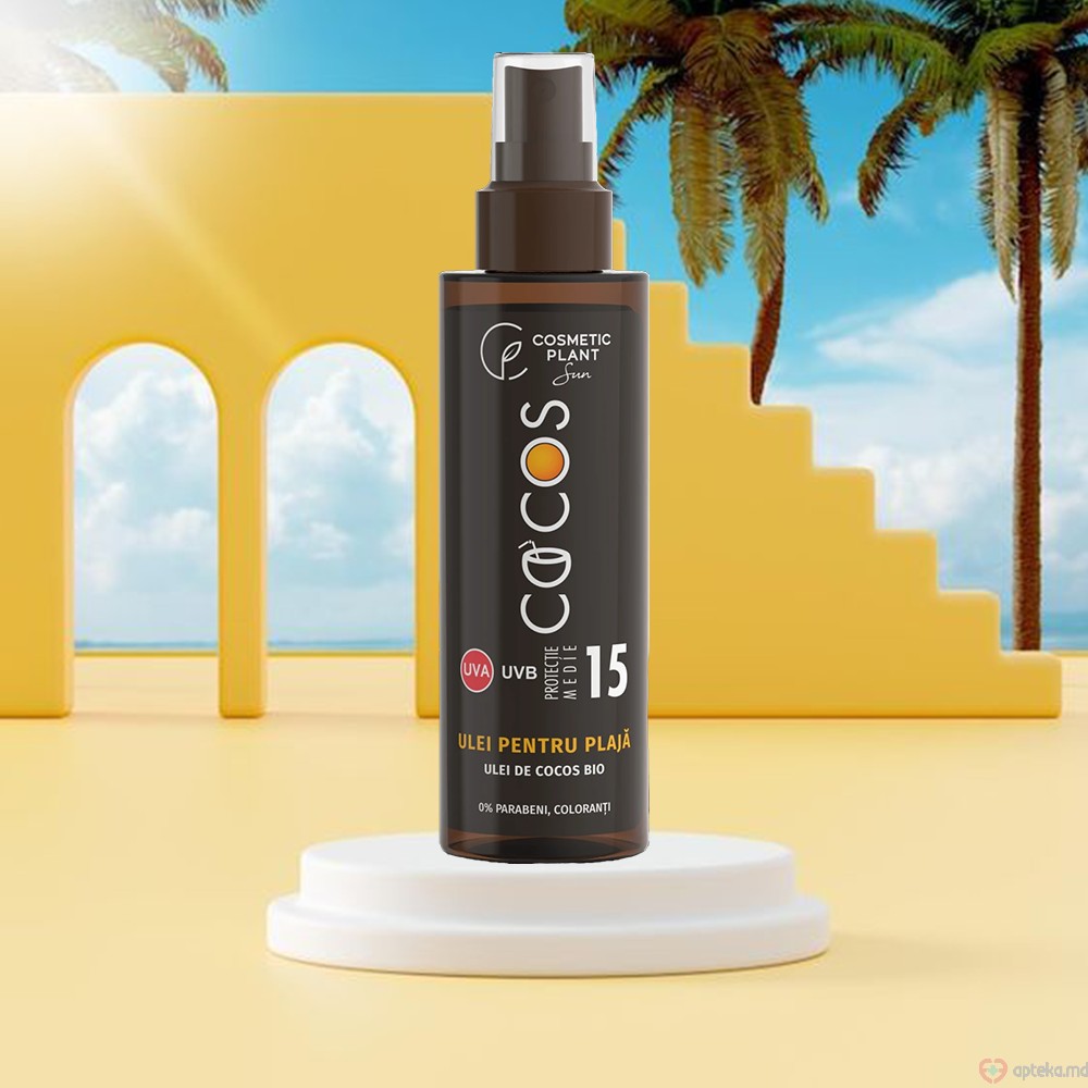 Cosmetic Plant Ulei pentru plaja COCOS SPF 15 150ml