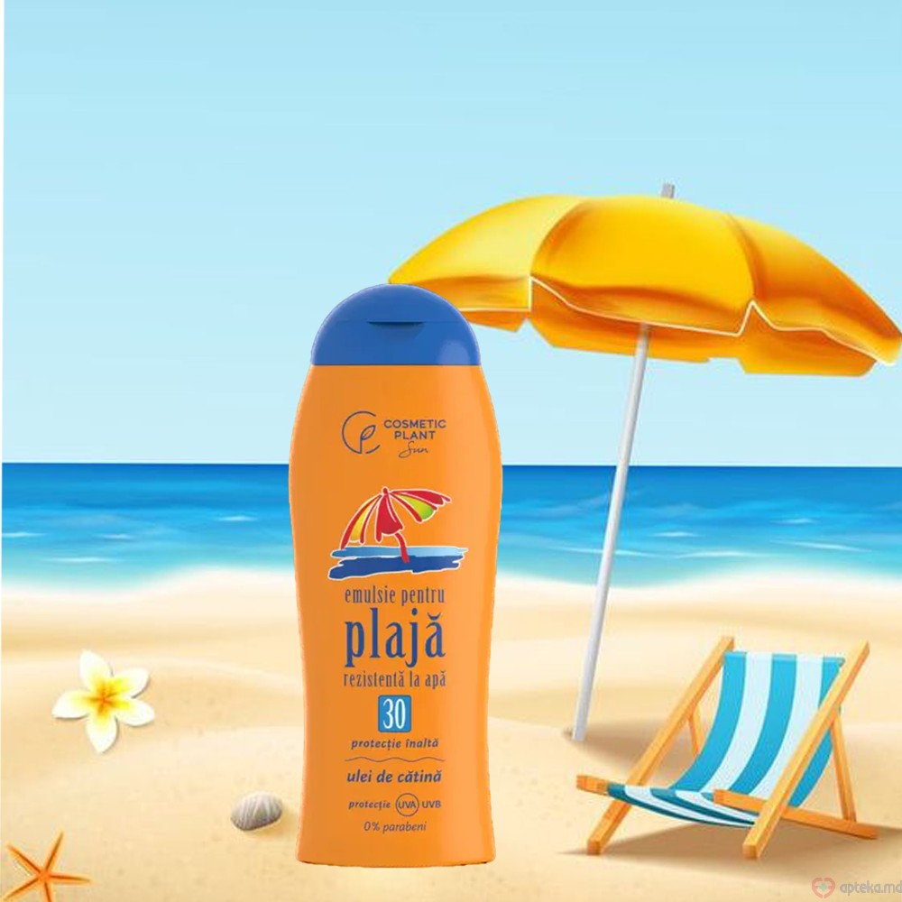 Cosmetic Plant Emulsie plaja SPF 30 rezistenta la apa 200ml