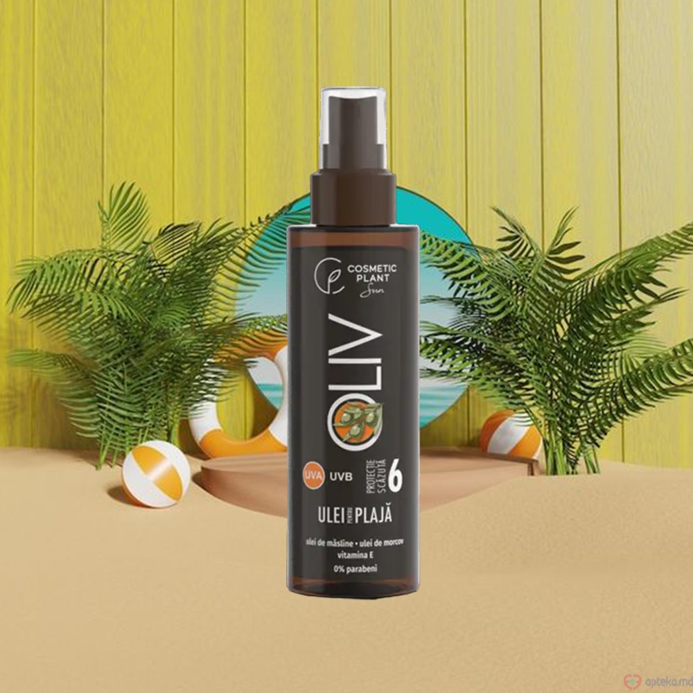 Cosmetic Plant Масло для загара Olive SPF6 с морковным маслом 150мл