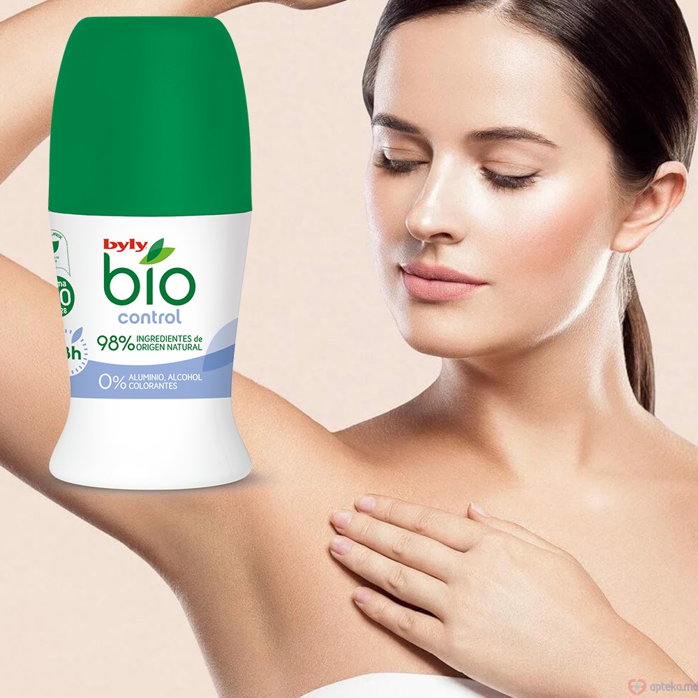 Byly BIO Antiperspirant-Deodorant  roll bio control, 50 ml