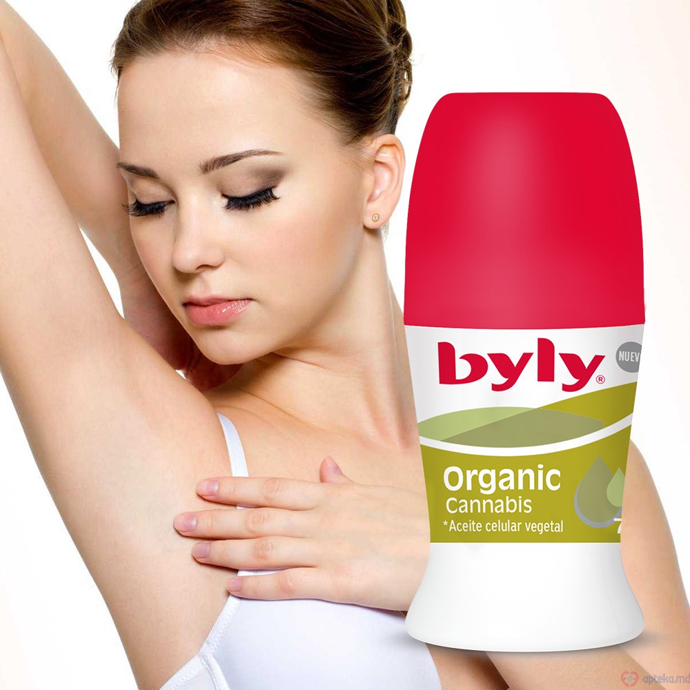 Byly Antiperspirant-Deodorant Cannabis Roll 72H, 50ml