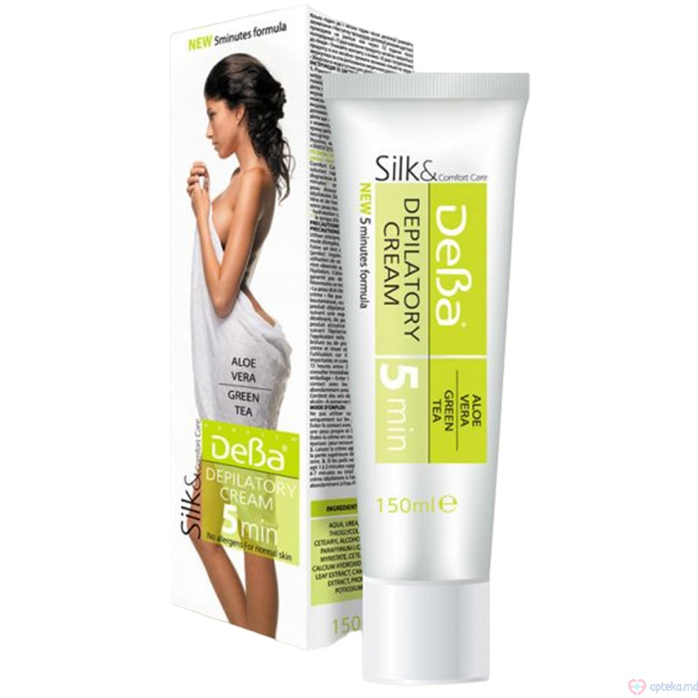 DeBa Crema p/u depilare piele normala  5min, 150ml