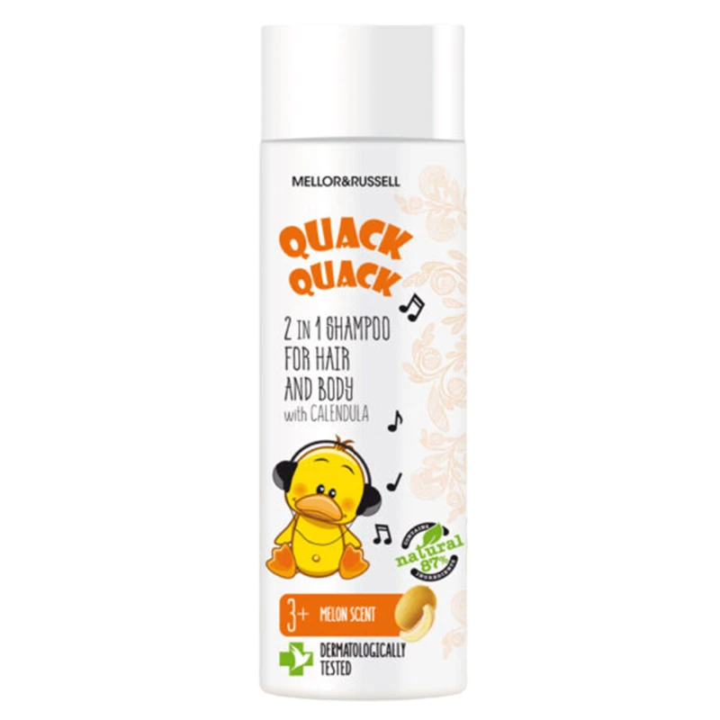 Quack Quack Sampon pentru copii cu galbenele 3+ , 200ml