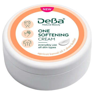 DeBa Crema universala pentru fata si corp Caise, 200 ml