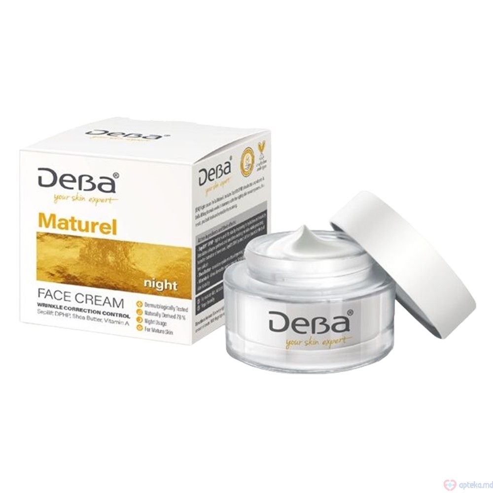 DeBa Crema de noapte p/u fata pielea matura, 50ml