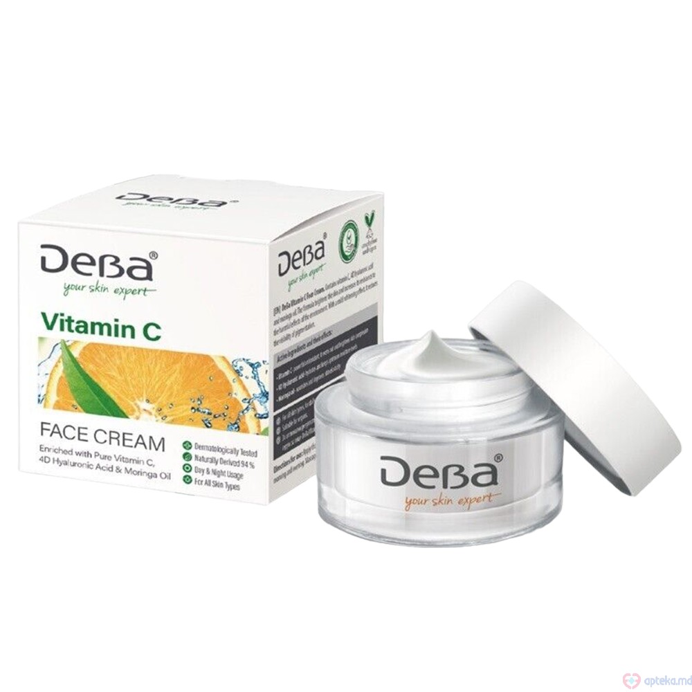 DeBa Crema p/u fata cu vit. C, 50ml