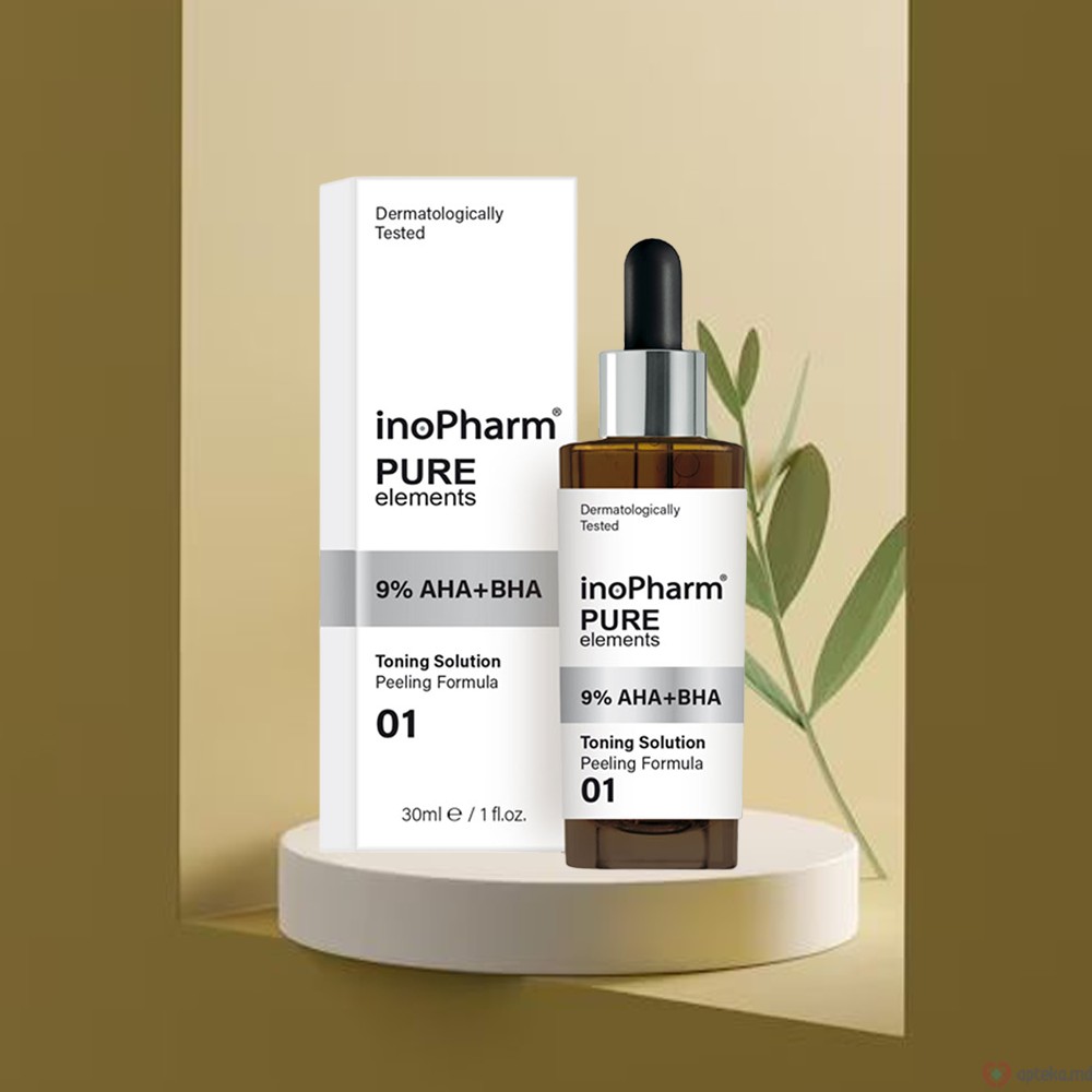 InoPharm Пилинг для лица 9% AHA +BHA, 30мл