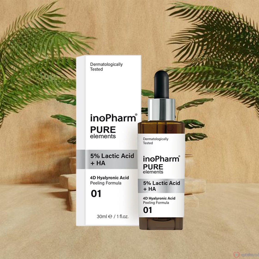 InoPharm Peeling p/u fata 5% acid lactic + acid hial., 30ml