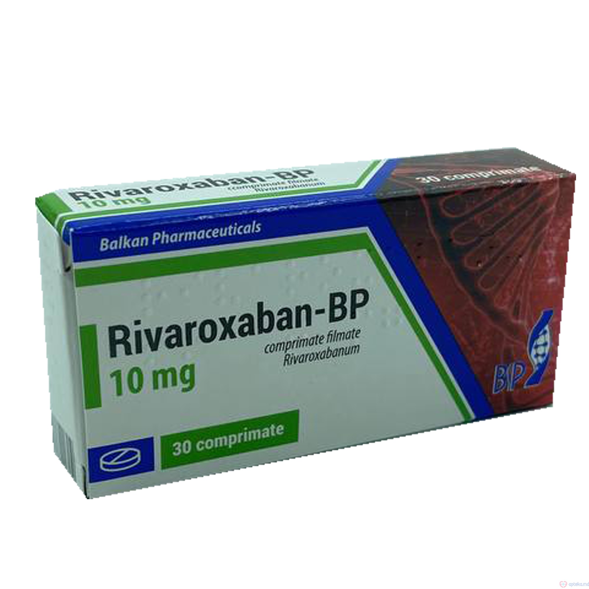 Rivaroxaban-BP comp. film. 10 mg N10x3