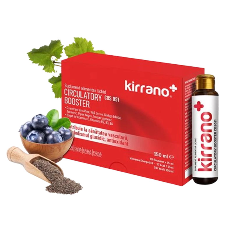 Kirrano Циркулатори Бустер (Циркуляторный стимулятор) CBS051 флакон N10 Kirrano Циркулатори Бустер (Циркуляторный стимулятор) CBS051 флакон N10