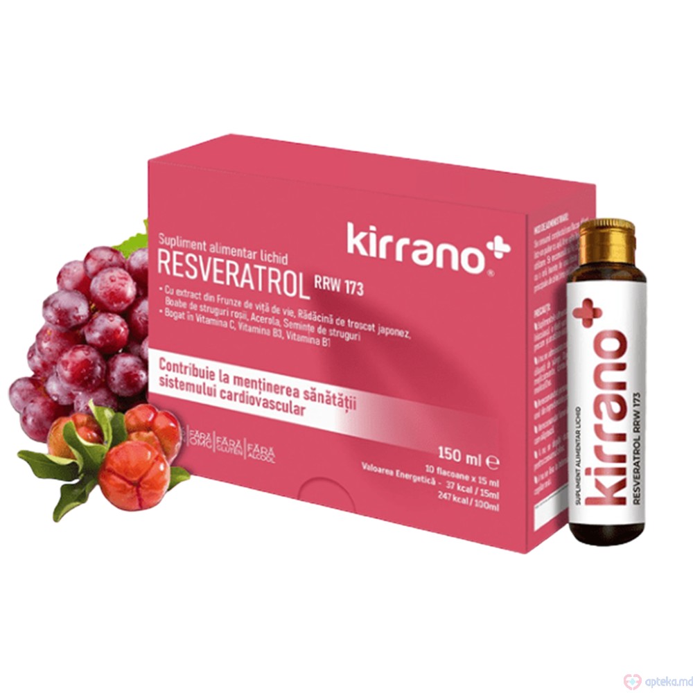 Kirrano Resveratrol RRW 173 flac. N10