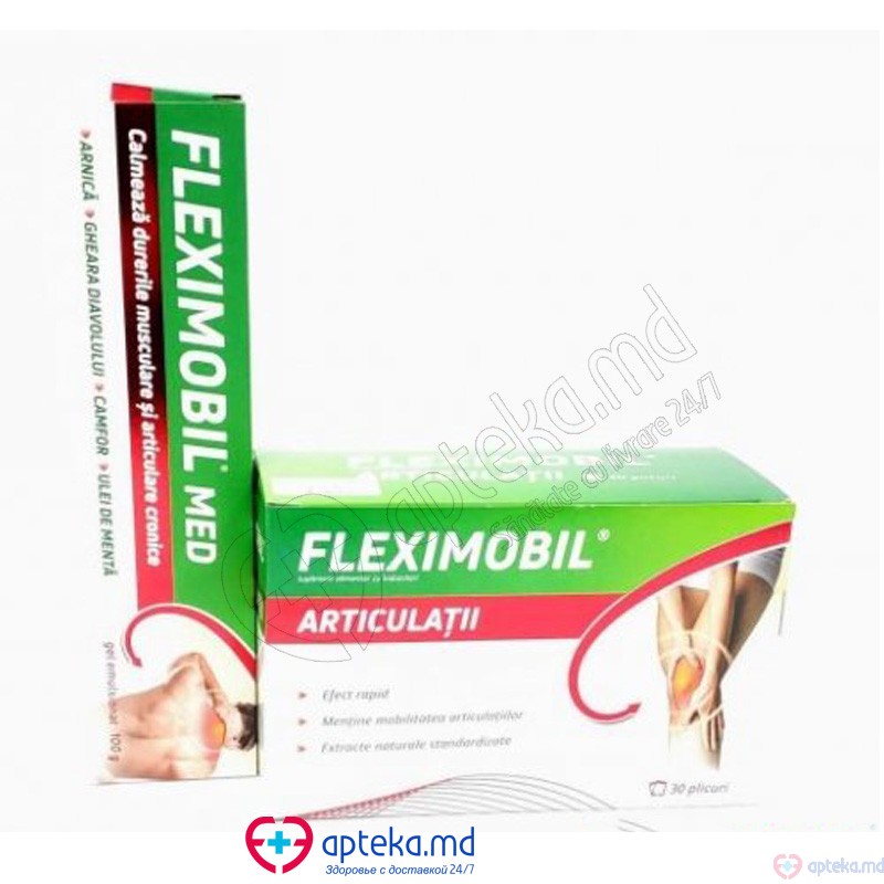 Fleximobil Articulatii plic. N30 + Fleximobil gel 100g