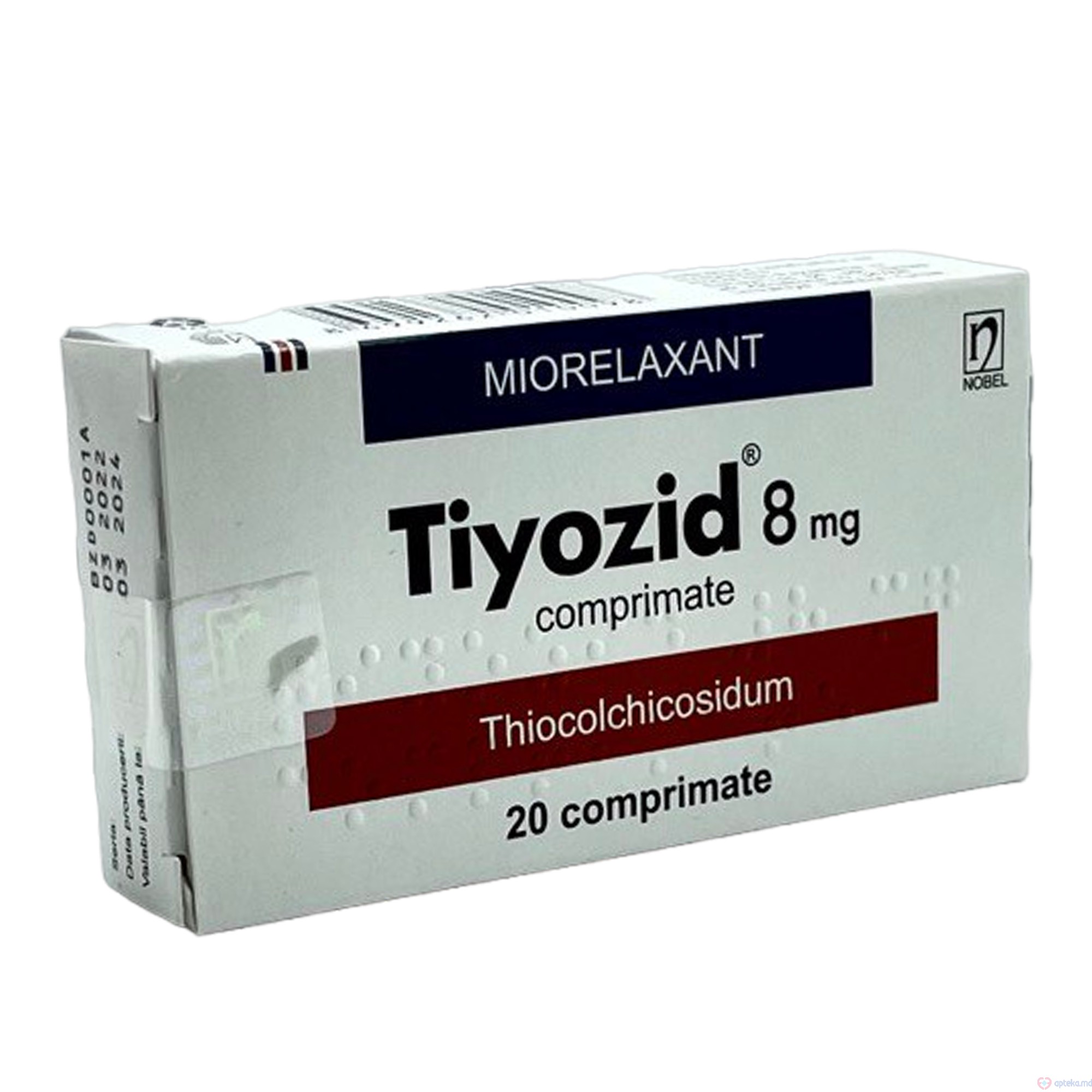 Tiyozid comprimate 8 mg N10x2