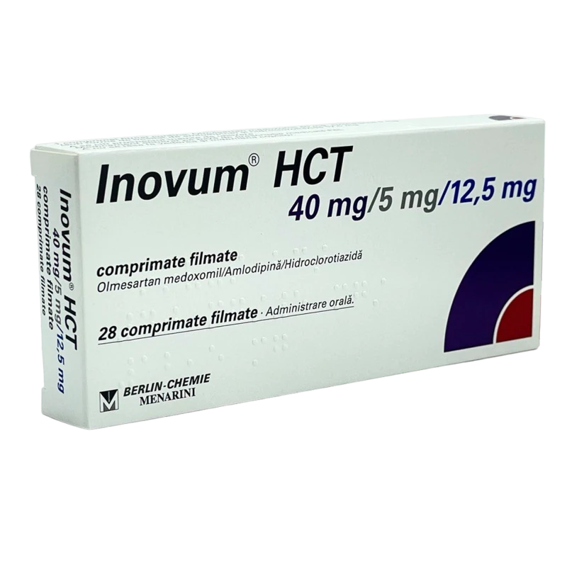 Иновум HCT табл. п/обол. 40 мг/5 мг/ 12.5  мг N14x2