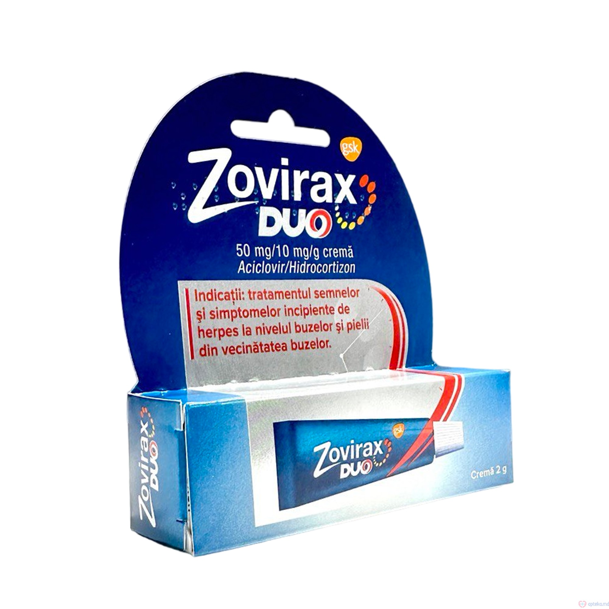 Zovirax Duo 50 mg/10 mg/g crema 2g N1