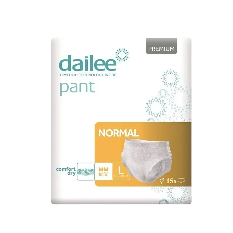 Подгузники-трусы для взрослых Dailee Pant Premium Normal размер L, 5 капель, N15