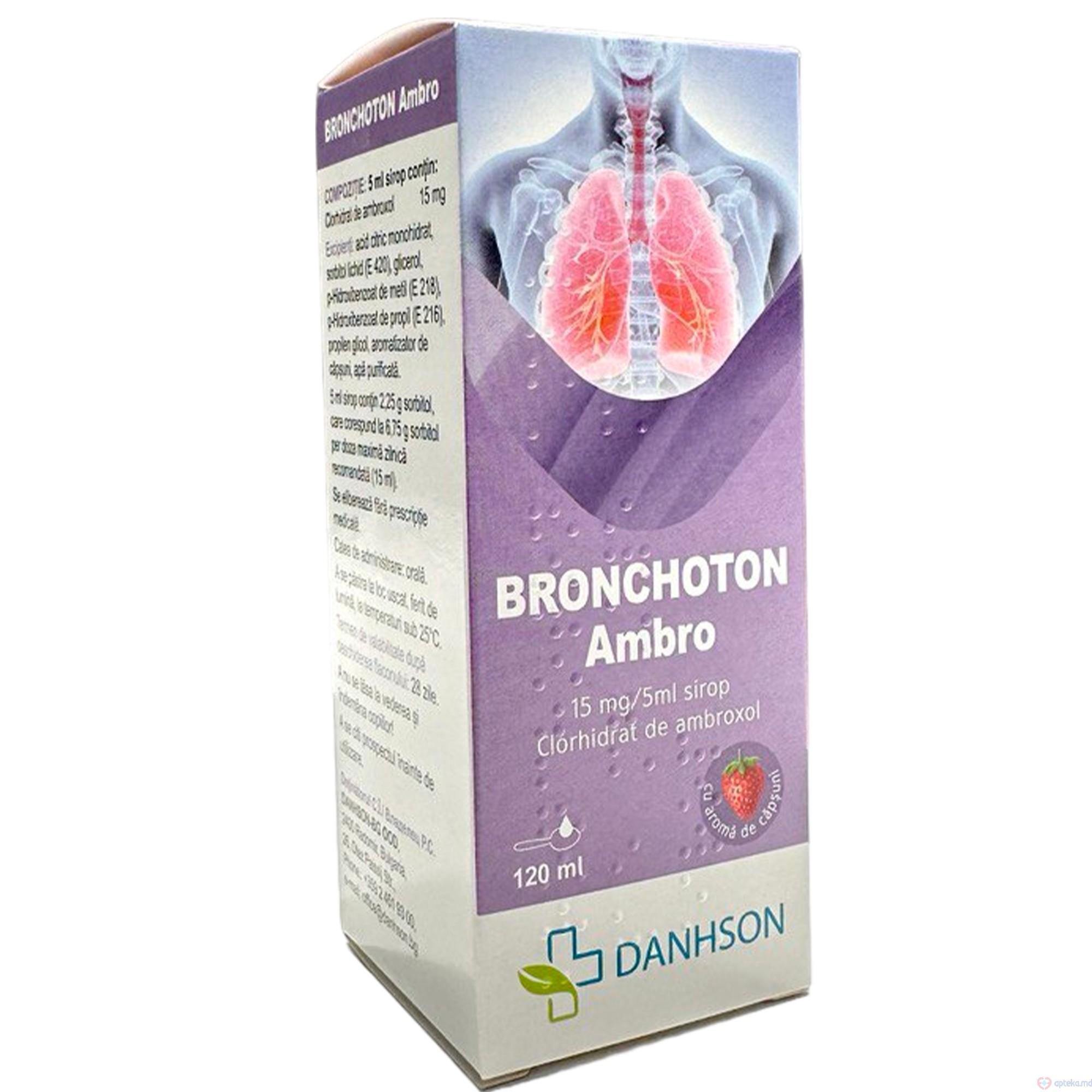 Bronchoton Ambro sirop 15 mg/5 ml 120 ml N1