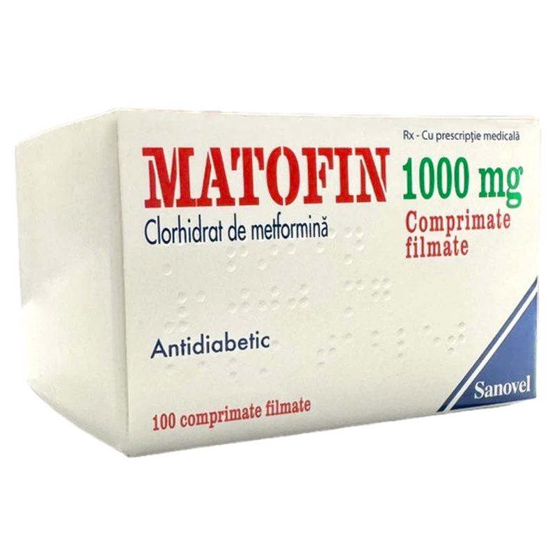 Матофин табл. п/обол. 1000 мг N10x10 Матофин табл. п/обол. 1000 мг N10x10