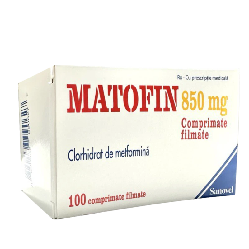 Матофин табл. п/обол. 850 мг N10x10