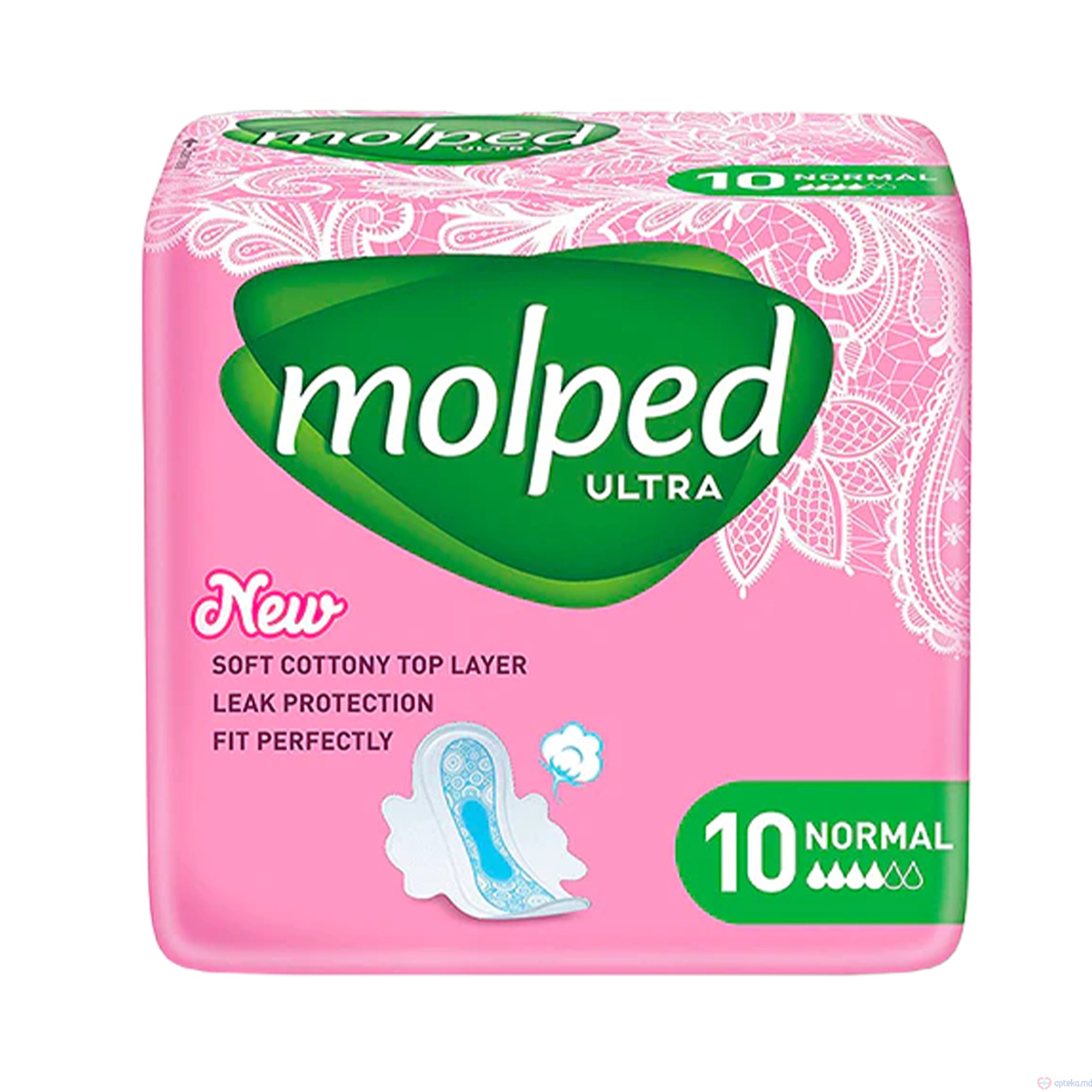 Прокладки MOLPED Ultra Normal 4 кап N10