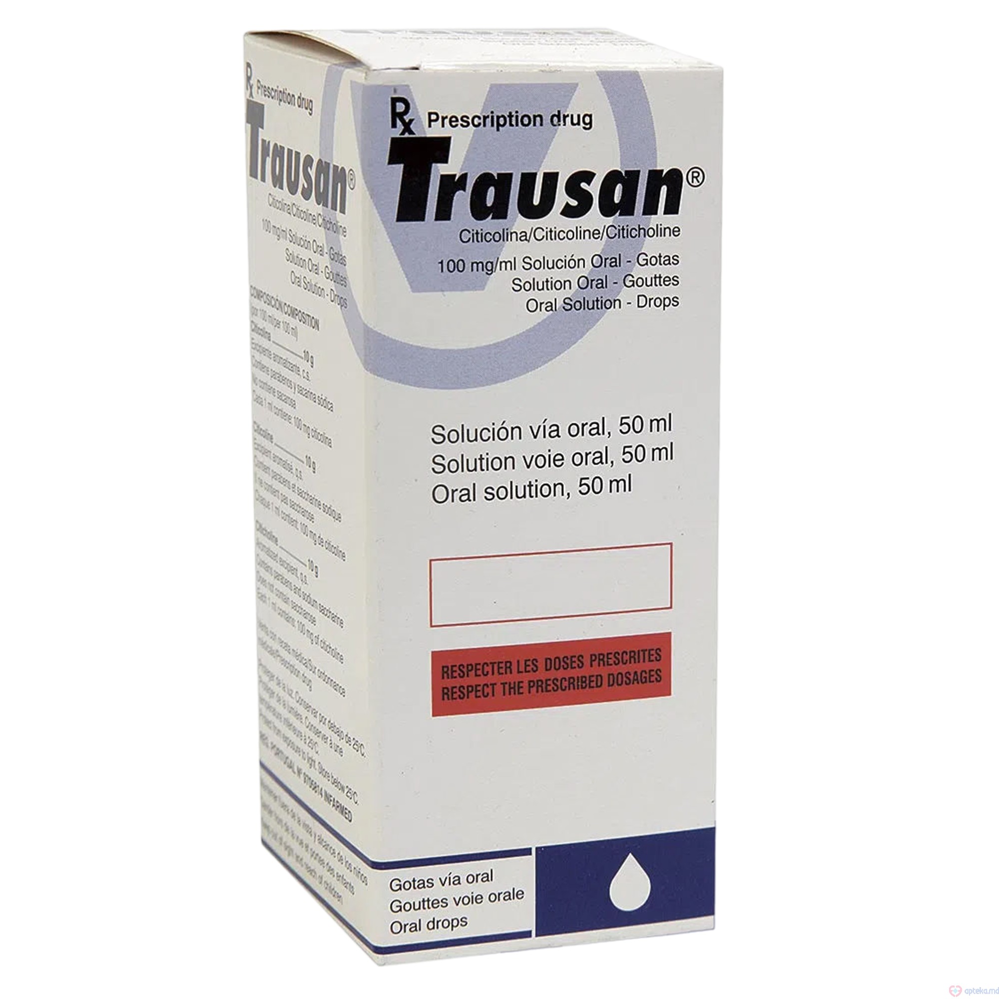 Trausan solutie orala 100 mg/ml 50ml N1