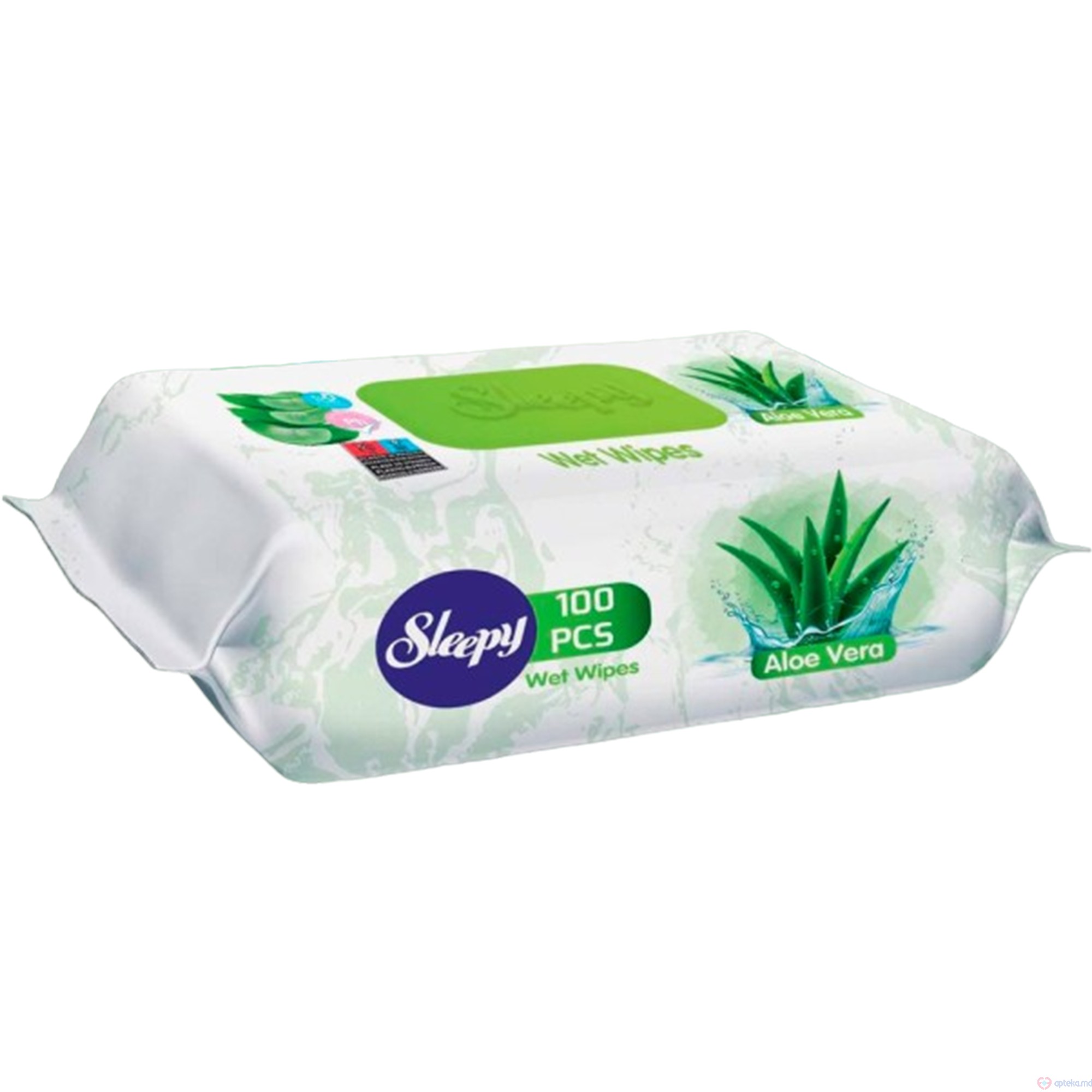 Servetele umede Sleepy Aloe Vera N100