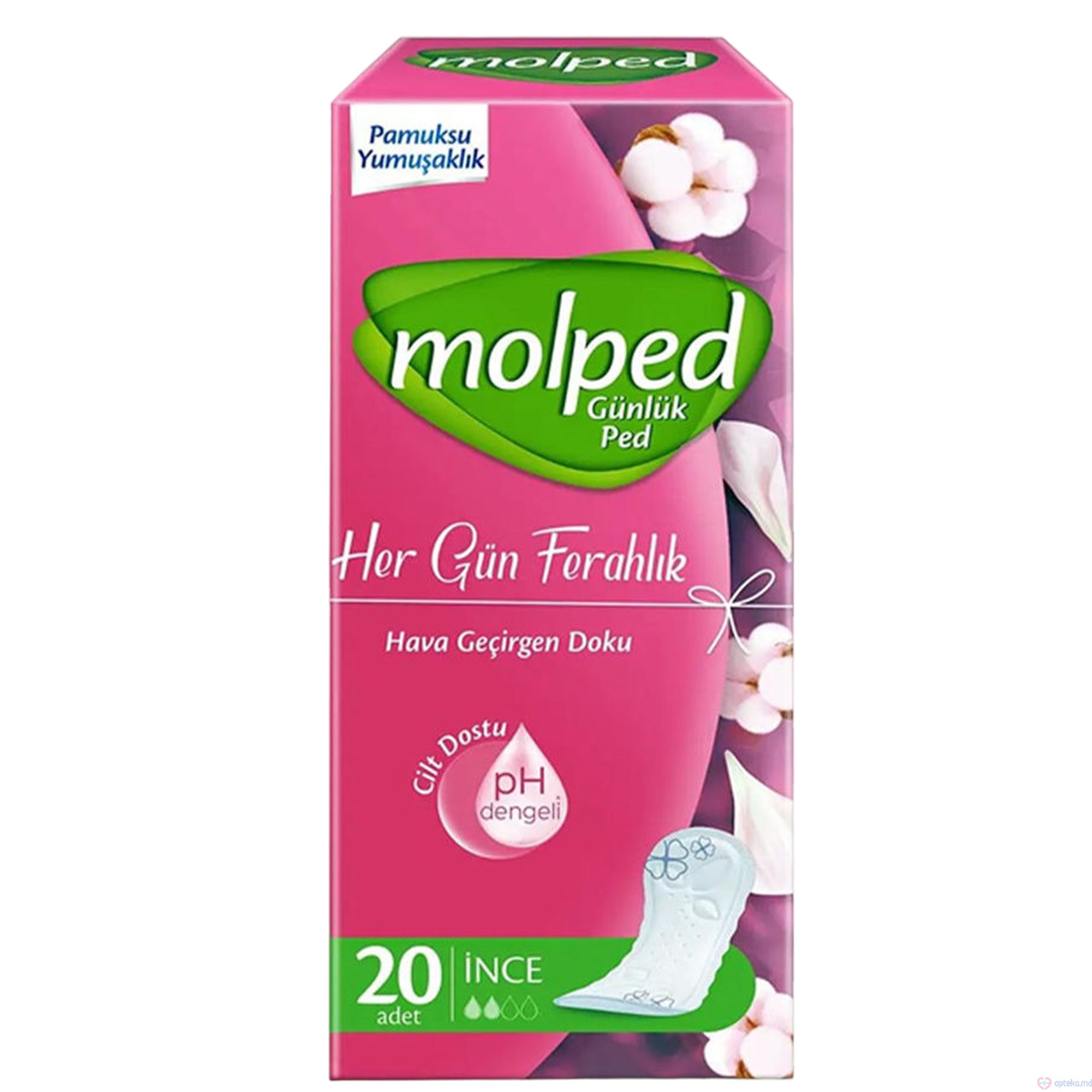 Прокладки MOLPED Everyday Freshness Thin 2 кап N20