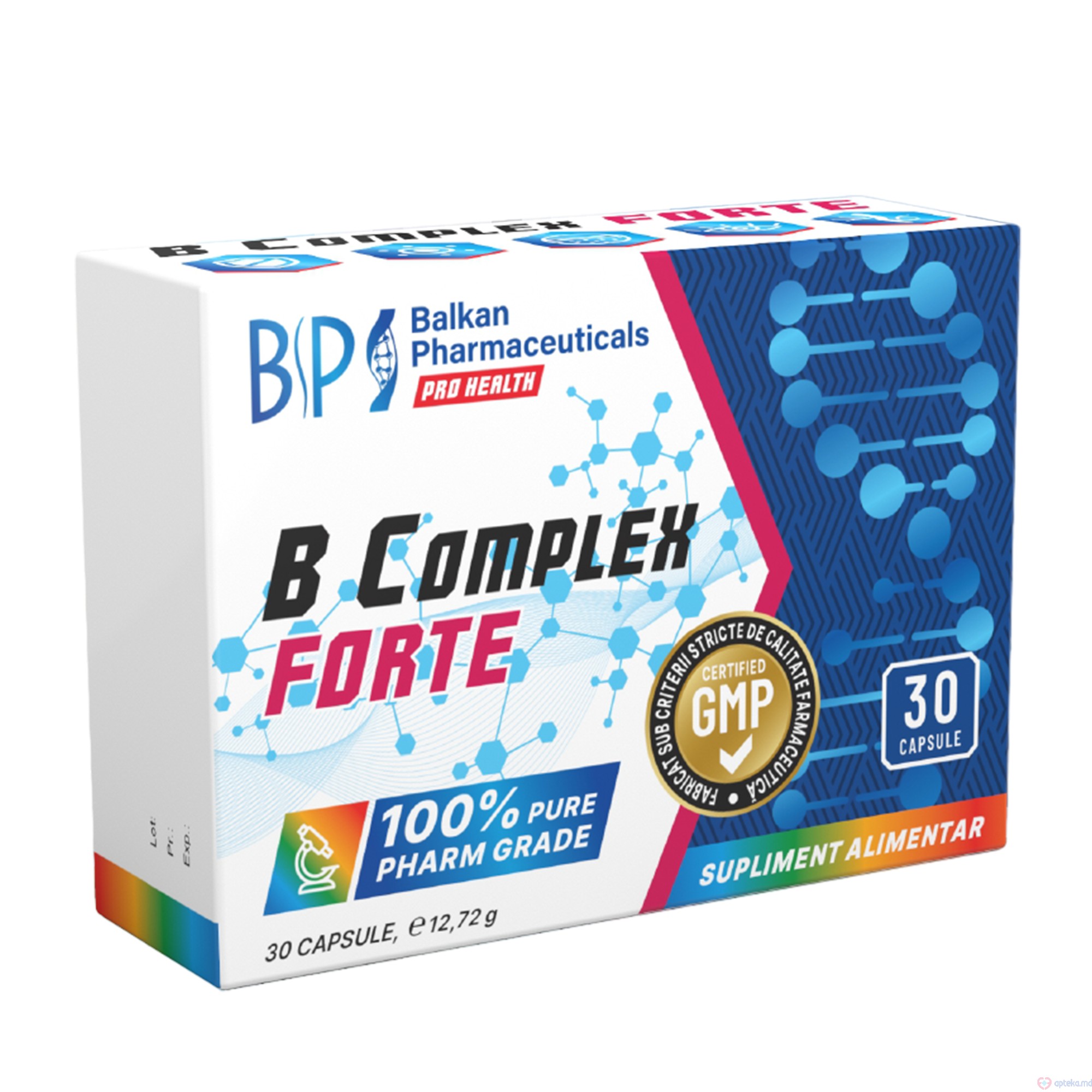 B Complex Forte caps. N10x3