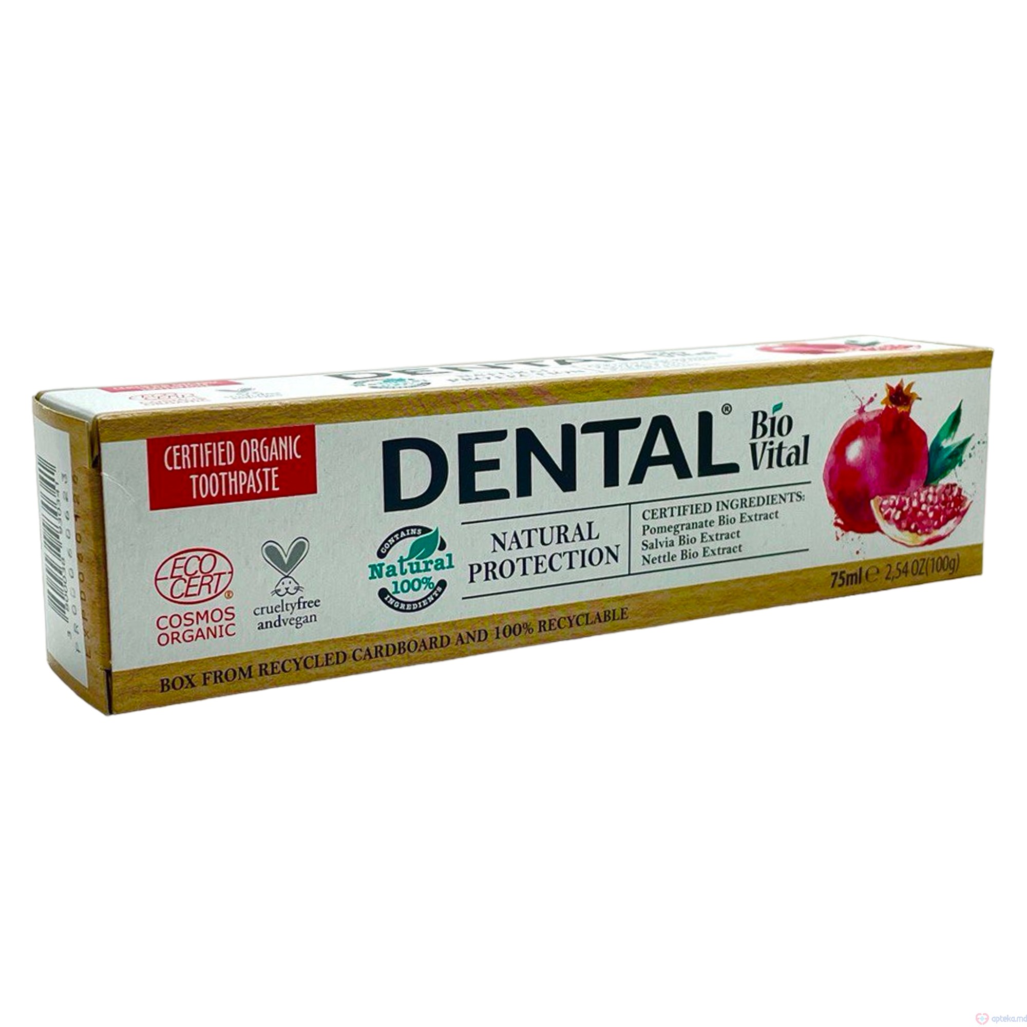 Dental Зубная паста BIO VITAL Натуральная защита 75г