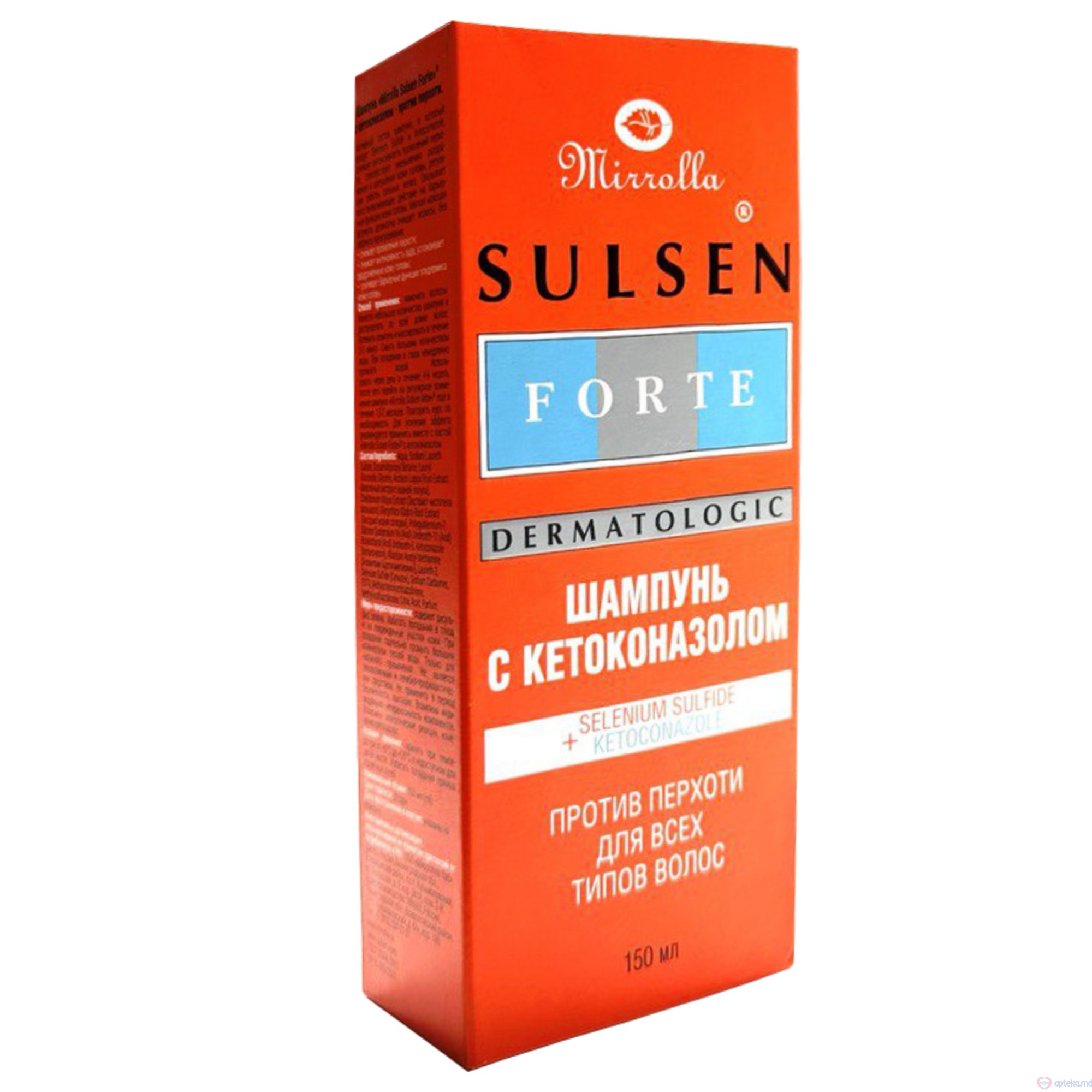 Sampon "Sulsen Forte" cu ketoconazol 150 ml