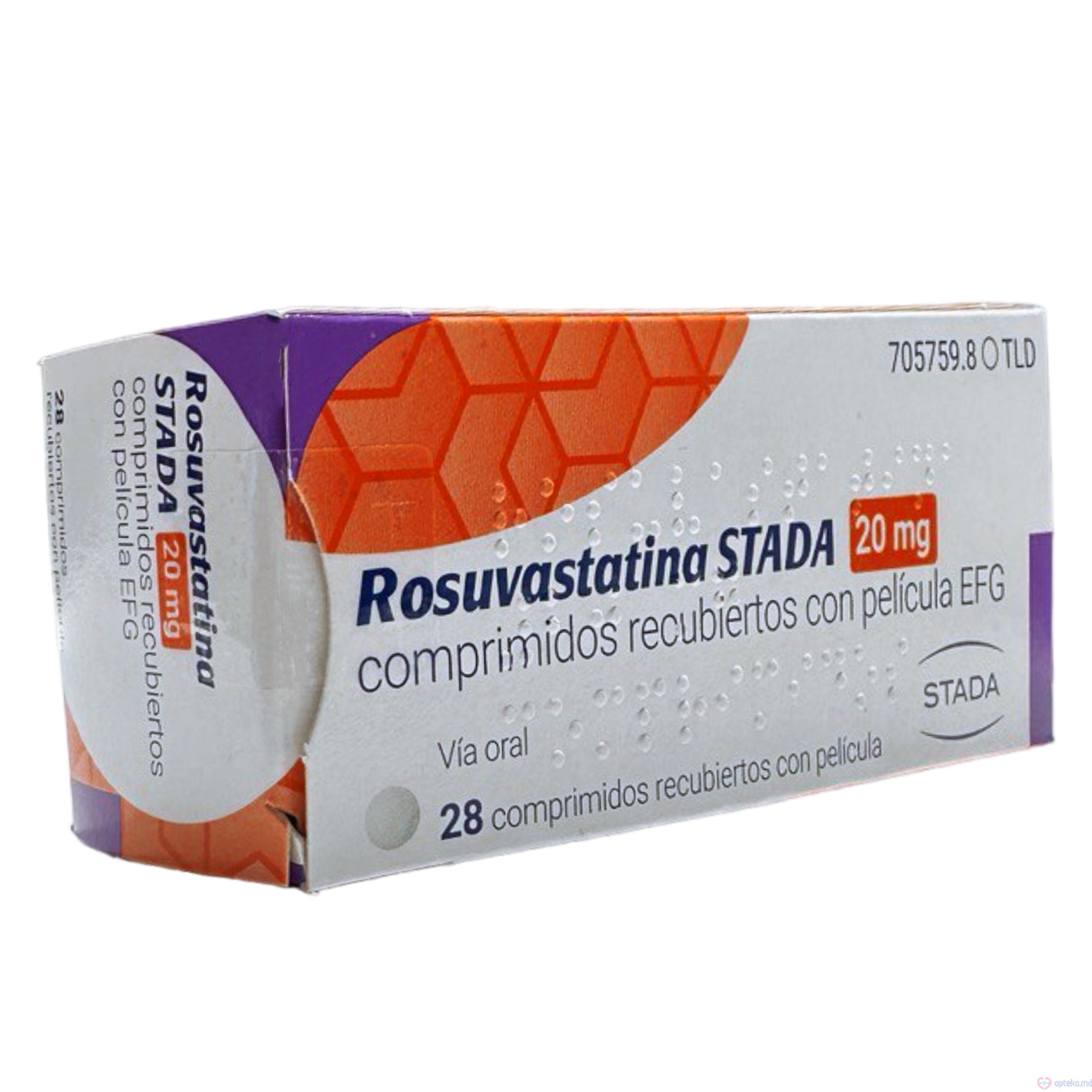 Rosuvastatina STADA comprimate filmate 20 mg N7x4