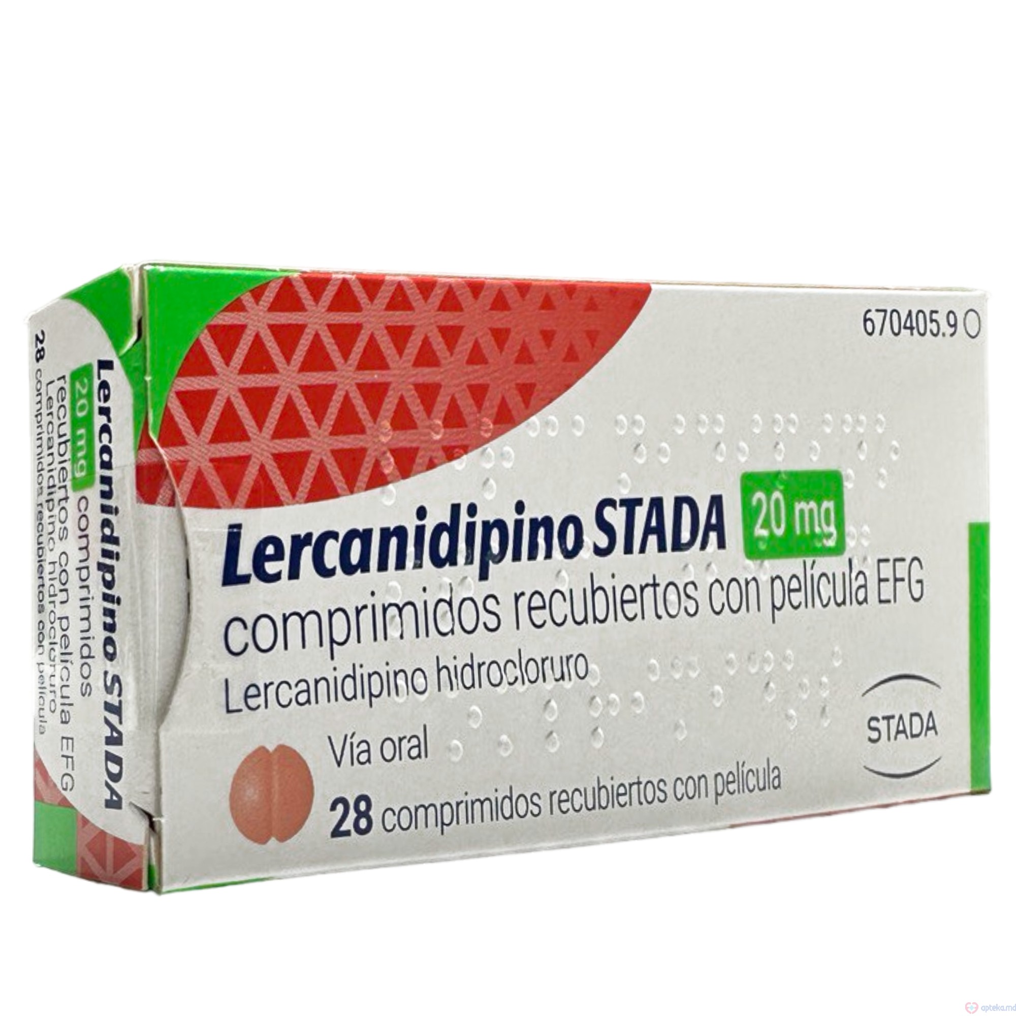 Lercanidipino STADA comprimate filmate 20 mg N14x2